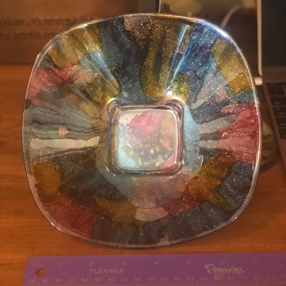 Vintage quadrifoglio Italian catch all dish. Small flake no damage see pictures - Picture 15 of 15